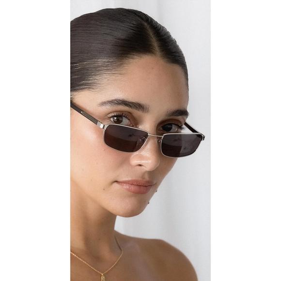NEW VELVET CANYON women\'s the hedonist sunglasses in silver main image 7